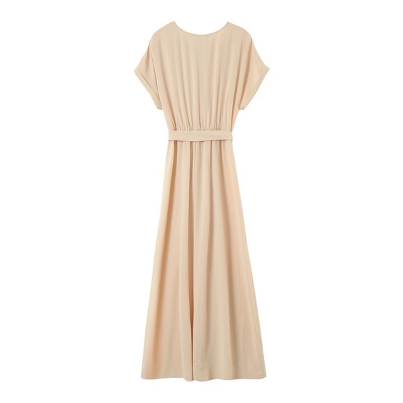 Grace & Mila PAPILLON Maxi Dress in Beige - Picture 5 of 5